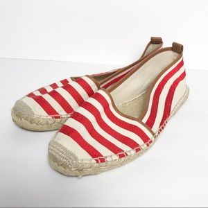 Kate Spade Lido Striped Espadrille Shoes Sz 11